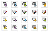 Over 320 mini pixel icons! All Free!